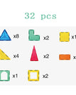 Fenêtres de couleur / 32 pièces