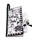 Black and white farm