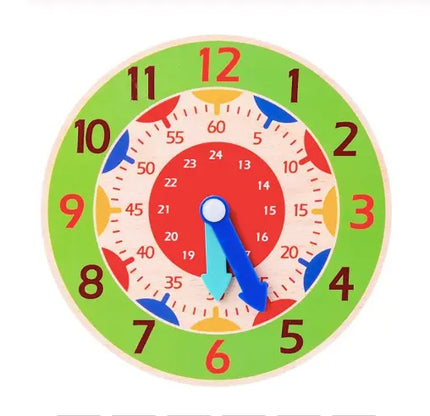 Children Montessori Wooden Clock Toy beldemo5-toys2