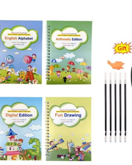 Sank Magic Practice Copybook no erase children's poster in English grooved poster beldemo5-toys2