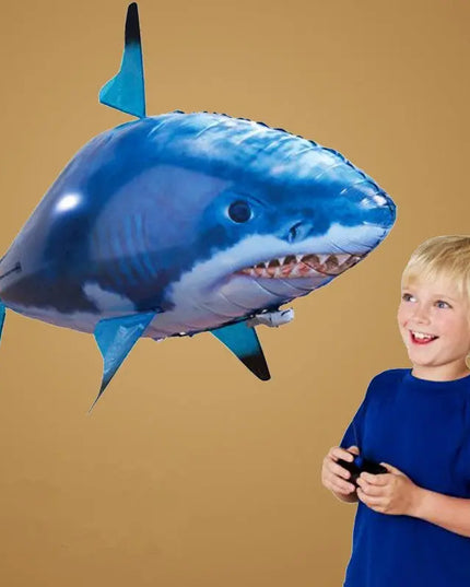 Remote Control Shark Toy Air Swimming Fish Infrared Flying RC Airplanes Balloons beldemo5-toys2