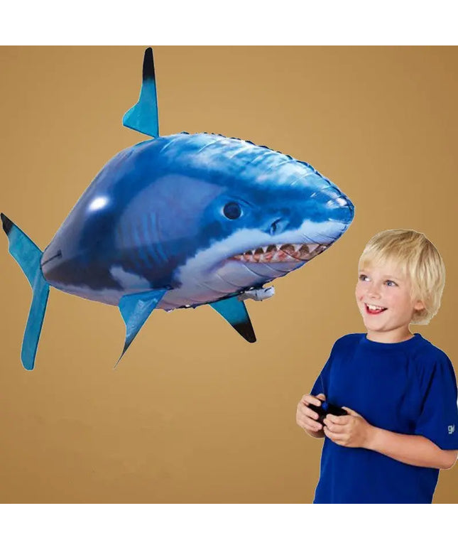 Remote Control Shark Toy Air Swimming Fish Infrared Flying RC Airplanes Balloons beldemo5-toys2