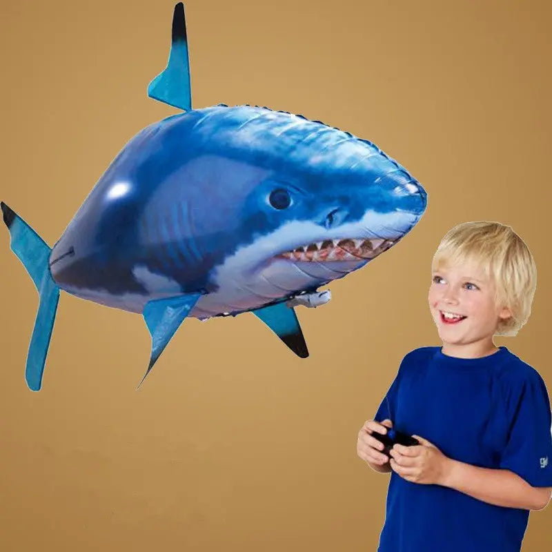 Remote Control Shark Toy Air Swimming Fish Infrared Flying RC Airplanes Balloons beldemo5-toys2