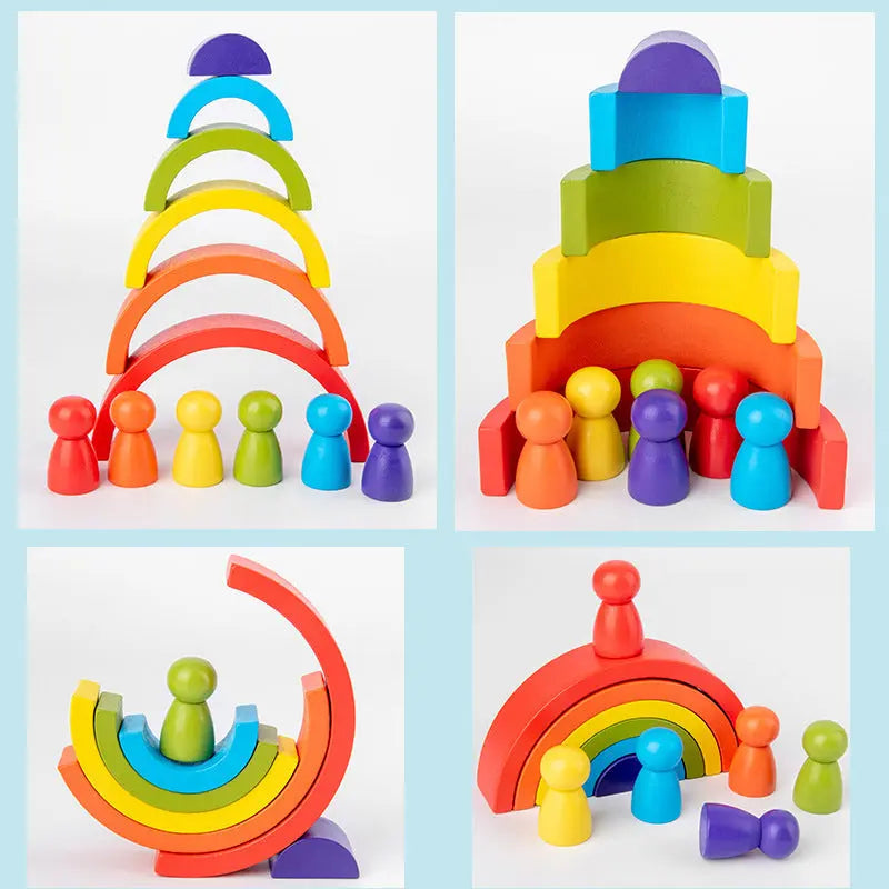 Rainbow arched building blocks beldemo5-toys2