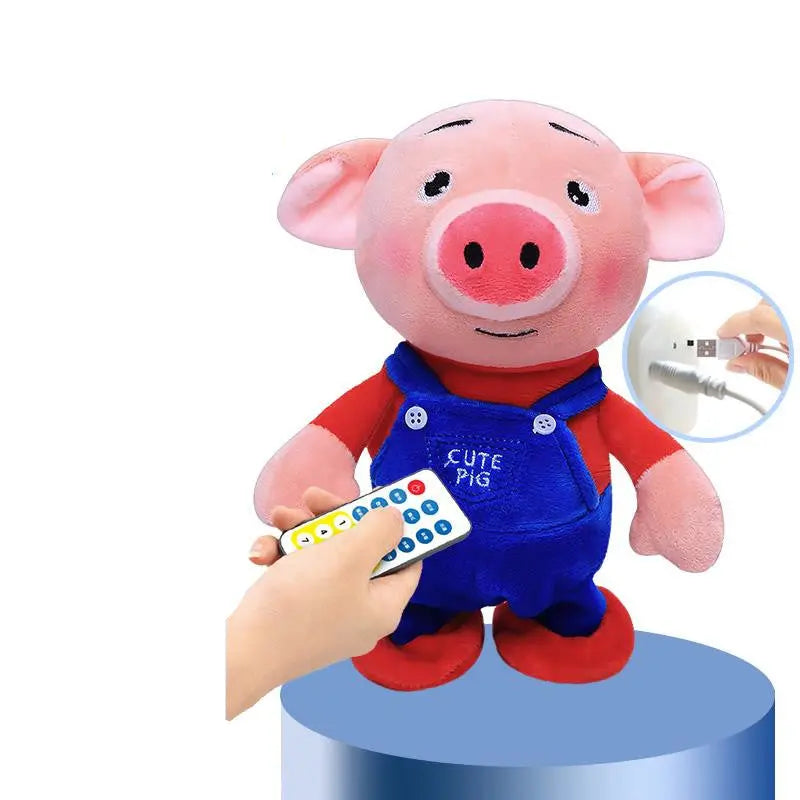 Electronic Robot Donkey Remote Control Kids Plush Toy Speak /walk/sing beldemo5-toys2