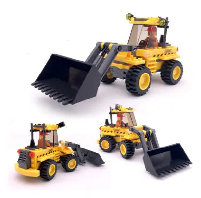 Children's educational assembled car plastic interactive building blocks toys beldemo5-toys2