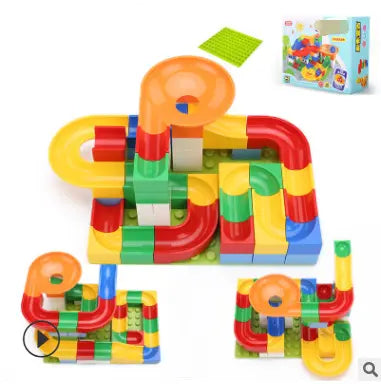 Children Large  Particles Assembled Slide Puzzle Blocks Toys 3-10 Years Old Boy Toy beldemo5-toys2