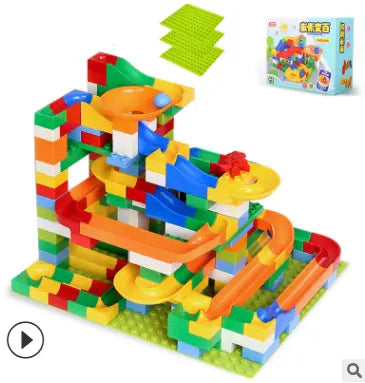 Children Large  Particles Assembled Slide Puzzle Blocks Toys 3-10 Years Old Boy Toy beldemo5-toys2