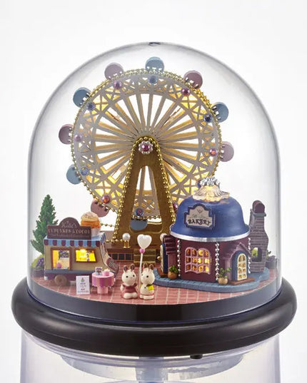 Ferris wheel transparent cover building block toy beldemo5-toys2