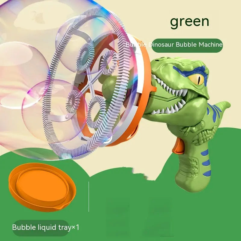 Fan Dinosaur Bubble Machine Bubble Blowing Toy Children's Handheld Bubble Machine New Cartoon Blowing Bubble Gun Toy Gift beldemo5-toys2
