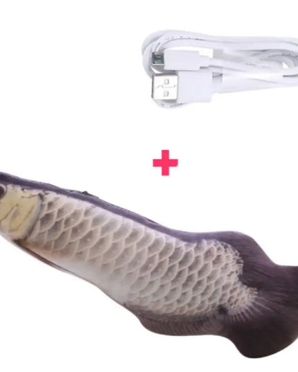 Electric Funny Cat Simulation Fish Beating Usb Jumping Cat Toy beldemo5-toys2