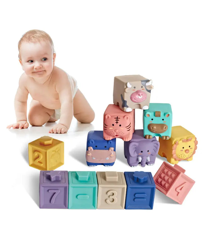 Soft Plastic Building Blocks For Infants And Young Children Early Education Digital Cognitive Animal Relief Matching Toys beldemo5-toys2
