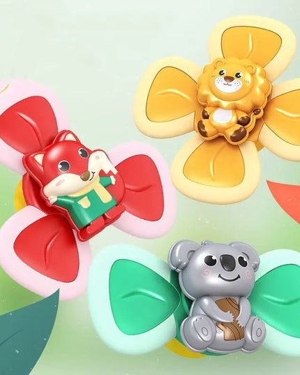 Spinning Top Baby Sucker Top Toy Creative Bath Swimming Water Toys Sucker Suction Cup Fun Game Baby Teether Toys beldemo5-toys2