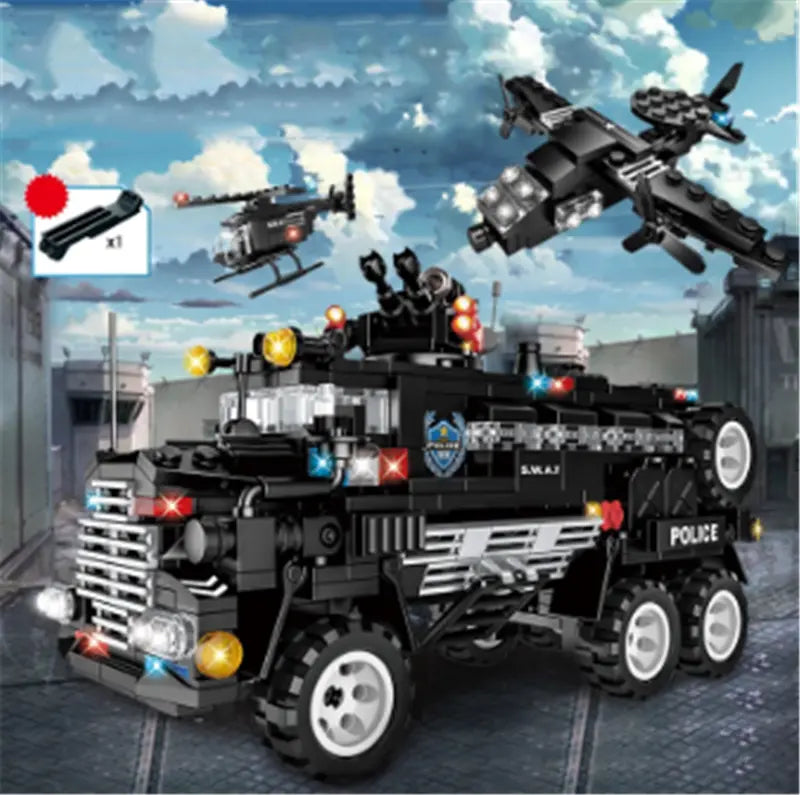Building Blocks Small Particles Building Blocks Toys Combat Command Vehicle beldemo5-toys2