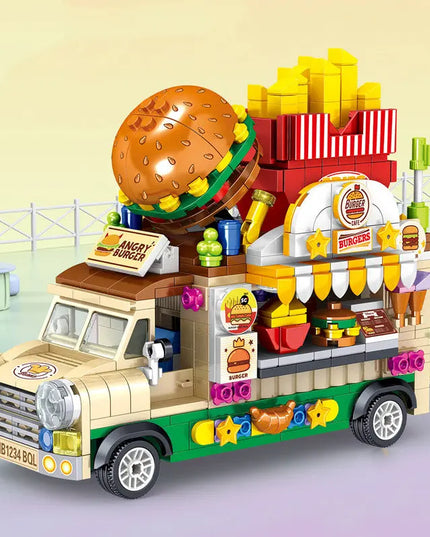 Dessert Stroller Children Assembling Building Blocks Toys beldemo5-toys2