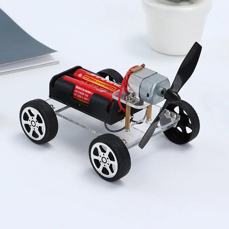 Wind Car Diy Electronic Kit Science Toys Children's Educational Toys Experiment Creative Invention Toys beldemo5-toys2