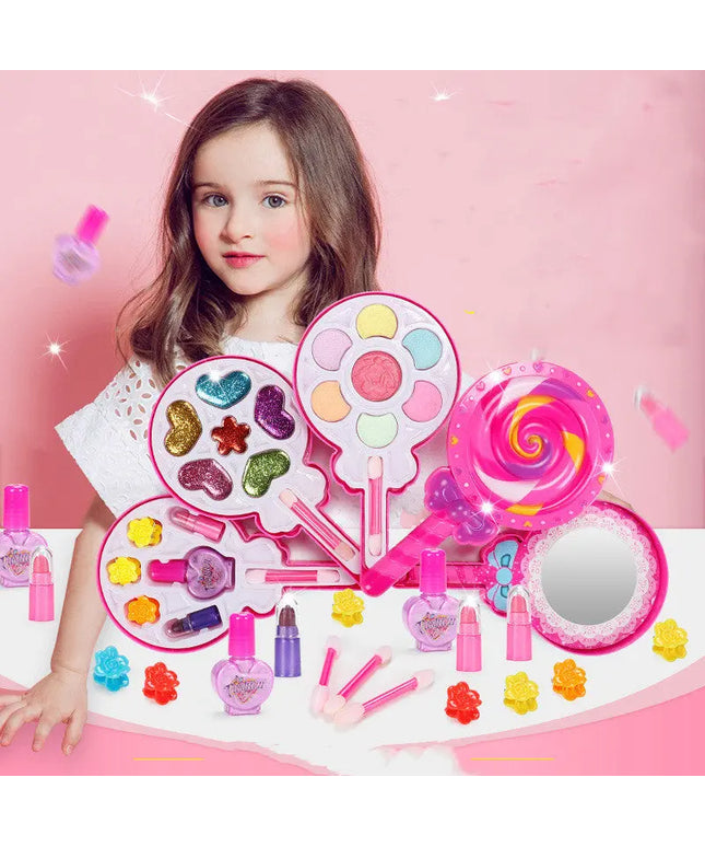 Kids Cosmetics Make Up Set Washable Beauty Makeup Box beldemo5-toys2