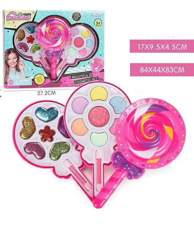 Kids Cosmetics Make Up Set Washable Beauty Makeup Box beldemo5-toys2