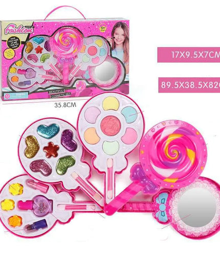 Kids Cosmetics Make Up Set Washable Beauty Makeup Box beldemo5-toys2