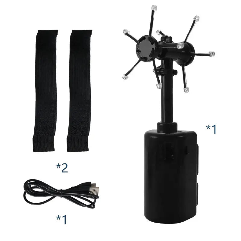 LED Light Balls Toy Luminous Rotating Floating Toy Spiral Pill Electric Toy Adjustable Spiral Pill Generator beldemo5-toys2