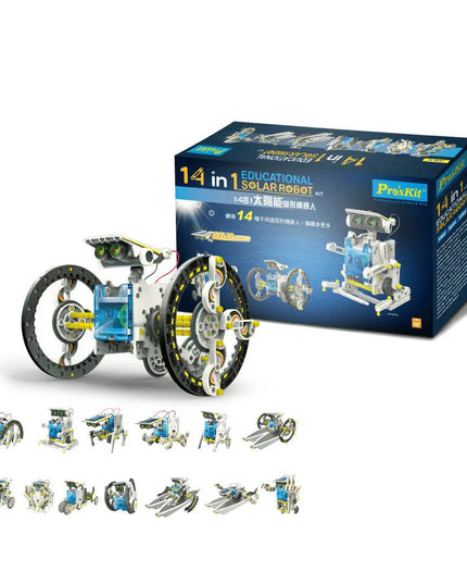 Solar Energy Deformation Robot Puzzle Toy Assembled For Children beldemo5-toys2