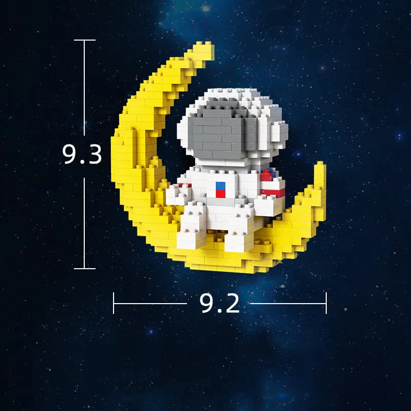 Creative Diy Mini Astronaut Building Blocks Children Toy Birthday Gifts beldemo5-toys2