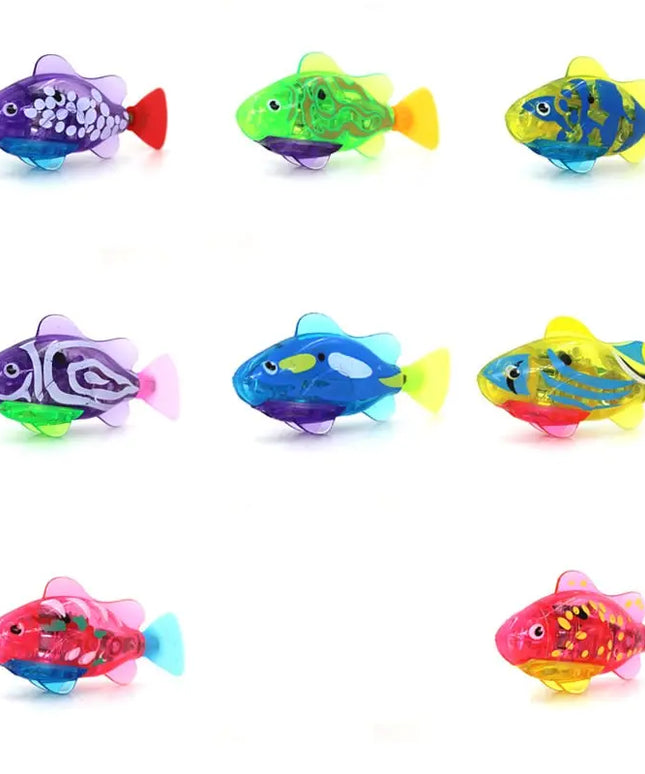 Cat Interactive Electric Fish Water Toy For Indoor Play Swimming Robot Fish Toys For Cat Dog Pet Baby Swimmer Bath Robofish Toys beldemo5-toys2