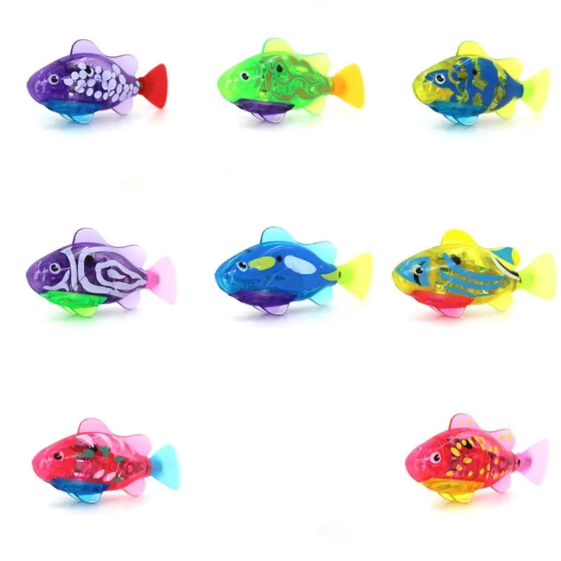 Cat Interactive Electric Fish Water Toy For Indoor Play Swimming Robot Fish Toys For Cat Dog Pet Baby Swimmer Bath Robofish Toys beldemo5-toys2