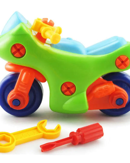 Children's Toys Detachable and Assembled Motorcycle Plastic Building Block Toys beldemo5-toys2