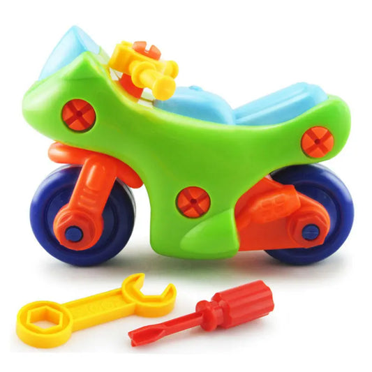 Children's Toys Detachable and Assembled Motorcycle Plastic Building Block Toys beldemo5-toys2
