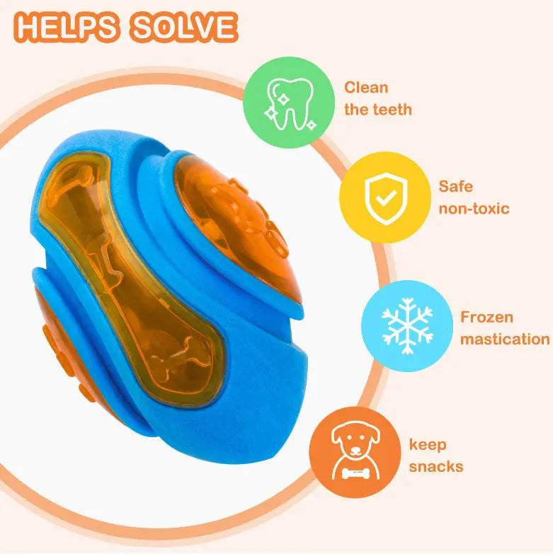 Explosive Rubber Rugby Sounding Toy Ball Bite Resistant Big Dog Toy Float Ball beldemo5-toys2