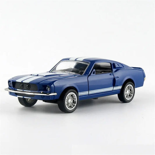 Mustang  Door Pull Back Alloy Car Alloy Toy Car Model beldemo5-toys2