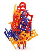 Layers of 24 chairs set