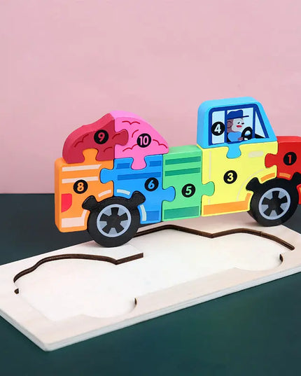Children's Cartoon Number Animal Puzzle beldemo5-toys2