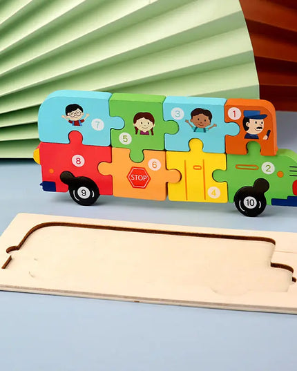 Children's Cartoon Number Animal Puzzle beldemo5-toys2
