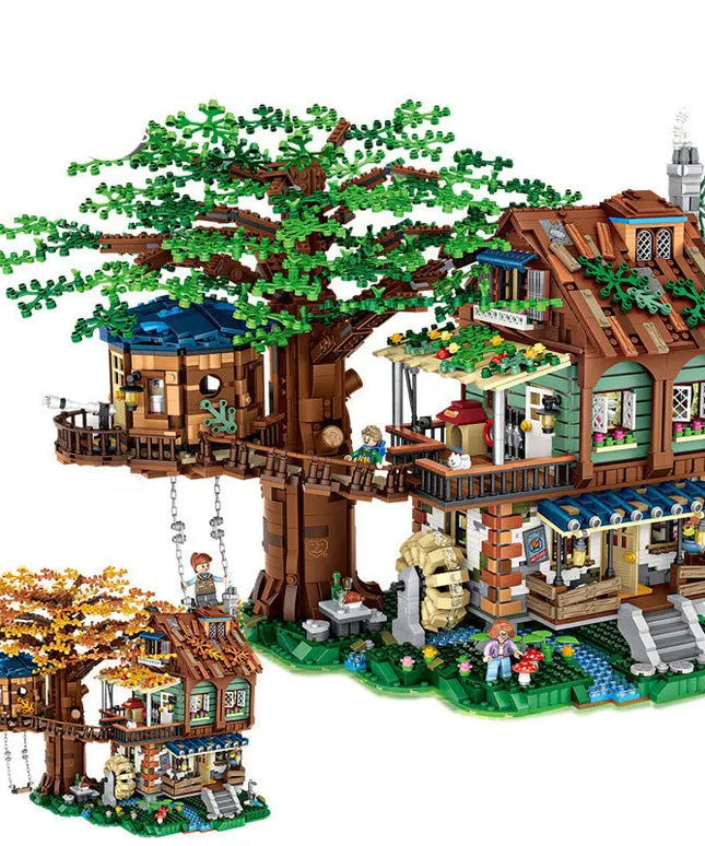 4761pcs Forest Tree House Model Building Blocks with Figures DIY Assembly Small Particle Bricks Toys for Children Christmas Gift beldemo5-toys2