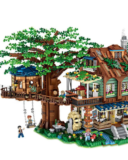 4761pcs Forest Tree House Model Building Blocks with Figures DIY Assembly Small Particle Bricks Toys for Children Christmas Gift beldemo5-toys2