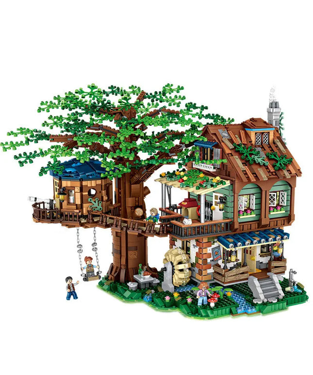 4761pcs Forest Tree House Model Building Blocks with Figures DIY Assembly Small Particle Bricks Toys for Children Christmas Gift beldemo5-toys2
