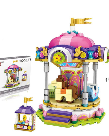 LOZ Building Blocks Mini Small Particle Building Blocks Children Educational Toys Diy Playground Ferris Wheel Inserting Building Blocks beldemo5-toys2