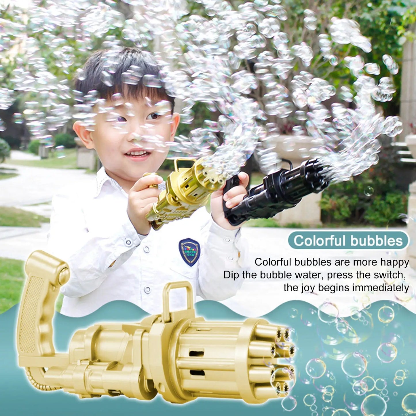 Kids Toy Bath Toys Bubble Gum Machine Toys For Kids Plastic Machine Gun Toy beldemo5-toys2