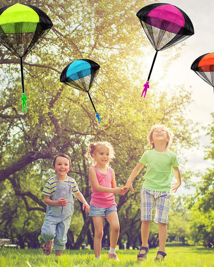 Hand Throwing Mini Soldier Camouflag Parachute Funny Toy Kid Outdoor Game Educational Fly Parachute Sport For Parent Child Toys beldemo5-toys2