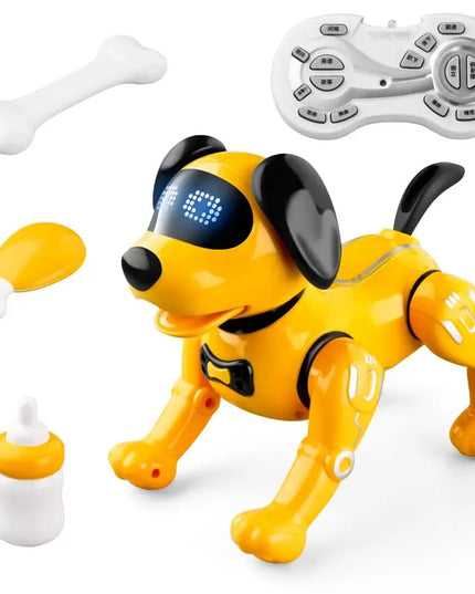 Smart Remote Control Robot Dog Children's Early Educational Toy Parent-Child Puzzle Interaction Electronic Pet Sing Dog Kid Gift beldemo5-toys2