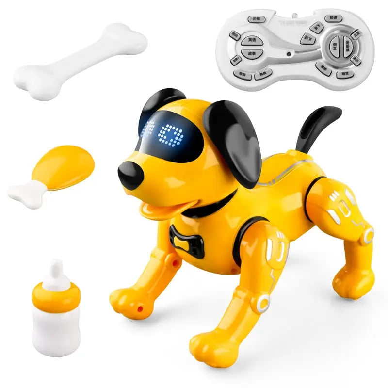 Smart Remote Control Robot Dog Children's Early Educational Toy Parent-Child Puzzle Interaction Electronic Pet Sing Dog Kid Gift beldemo5-toys2