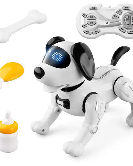 Smart Remote Control Robot Dog Children's Early Educational Toy Parent-Child Puzzle Interaction Electronic Pet Sing Dog Kid Gift beldemo5-toys2