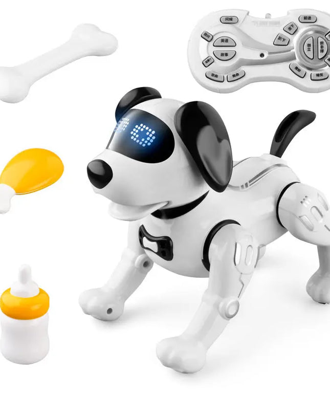Smart Remote Control Robot Dog Children's Early Educational Toy Parent-Child Puzzle Interaction Electronic Pet Sing Dog Kid Gift beldemo5-toys2