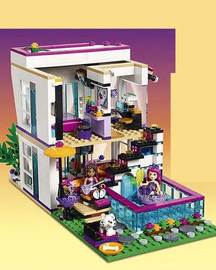 Building Blocks Big Singer Liwei Home House beldemo5-toys2