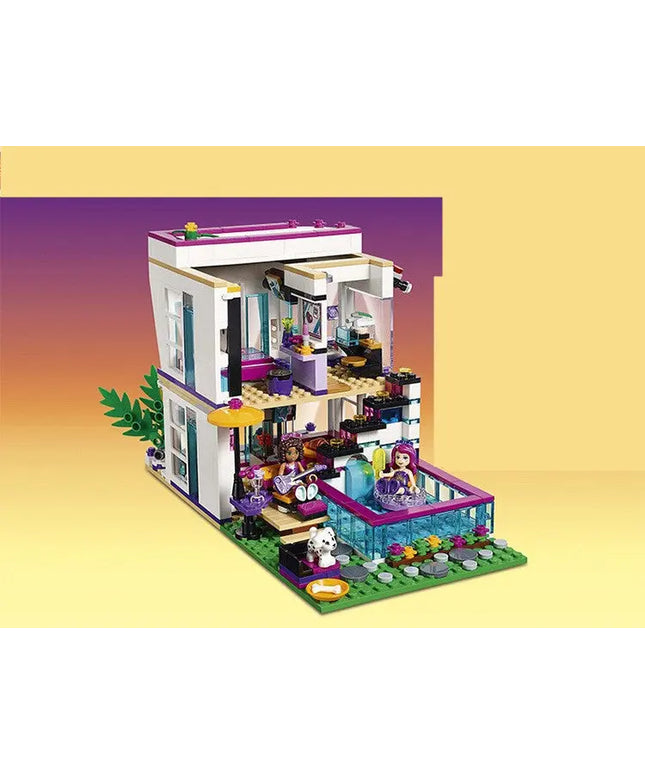 Building Blocks Big Singer Liwei Home House beldemo5-toys2