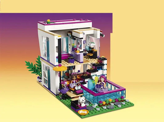 Building Blocks Big Singer Liwei Home House beldemo5-toys2