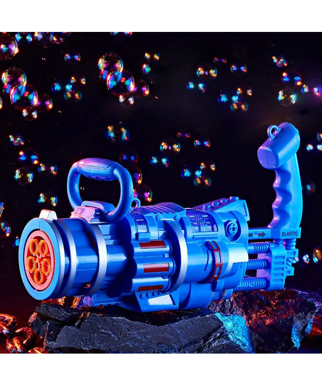 Gatling Bubble Gun Machine Children'S Automatic Electric Bubble Machine Porous Light Music beldemo5-toys2
