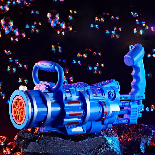 Gatling Bubble Gun Machine Children'S Automatic Electric Bubble Machine Porous Light Music beldemo5-toys2